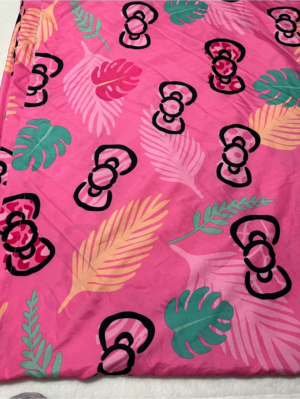 Hello Kitty Jungle Print Sanrio Full Size Flat Sheet